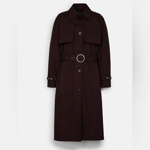 Coach Burgundy Trench (Offers/Bundles Accepted)